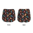 thumbnail image 6 of Uemuo Cute Animals Pattern Women's Athletic Shorts High Waisted Running Shorts with Liner Pockets Gym Elastic Workout Shorts-Medium, 6 of 9
