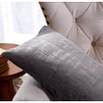 thumbnail image 2 of Home Soft Things Textured Velvet 2 Piece Pillow Shell Set - Steeple Gray - 14" x 26", 2 of 5