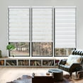 thumbnail image 4 of Keego Custom Size Zebra Shades for Windows Privacy Cordless Windows Shades for Home Office, White, 26"W x 54"H, 4 of 9
