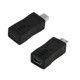 thumbnail image 3 of Adaptador Qianheqian (2 unidades, mini USB hembra a mini USB macho), cargador, conector y convertidor (negro), 3 of 5