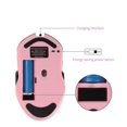 thumbnail image 3 of 2.4G Silent Wireless Charging Mouse Pink Beautiful Girl Gaming Mouse Colorful Glowing Gaming Mouse for PC Gaming Office - Perfet PINK, 3 of 4