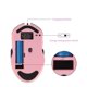 thumbnail image 3 of 2.4G Silent Wireless Charging Mouse Pink Beautiful Girl Gaming Mouse Colorful Glowing Gaming Mouse for PC Gaming Office - Perfet PINK, 3 of 4