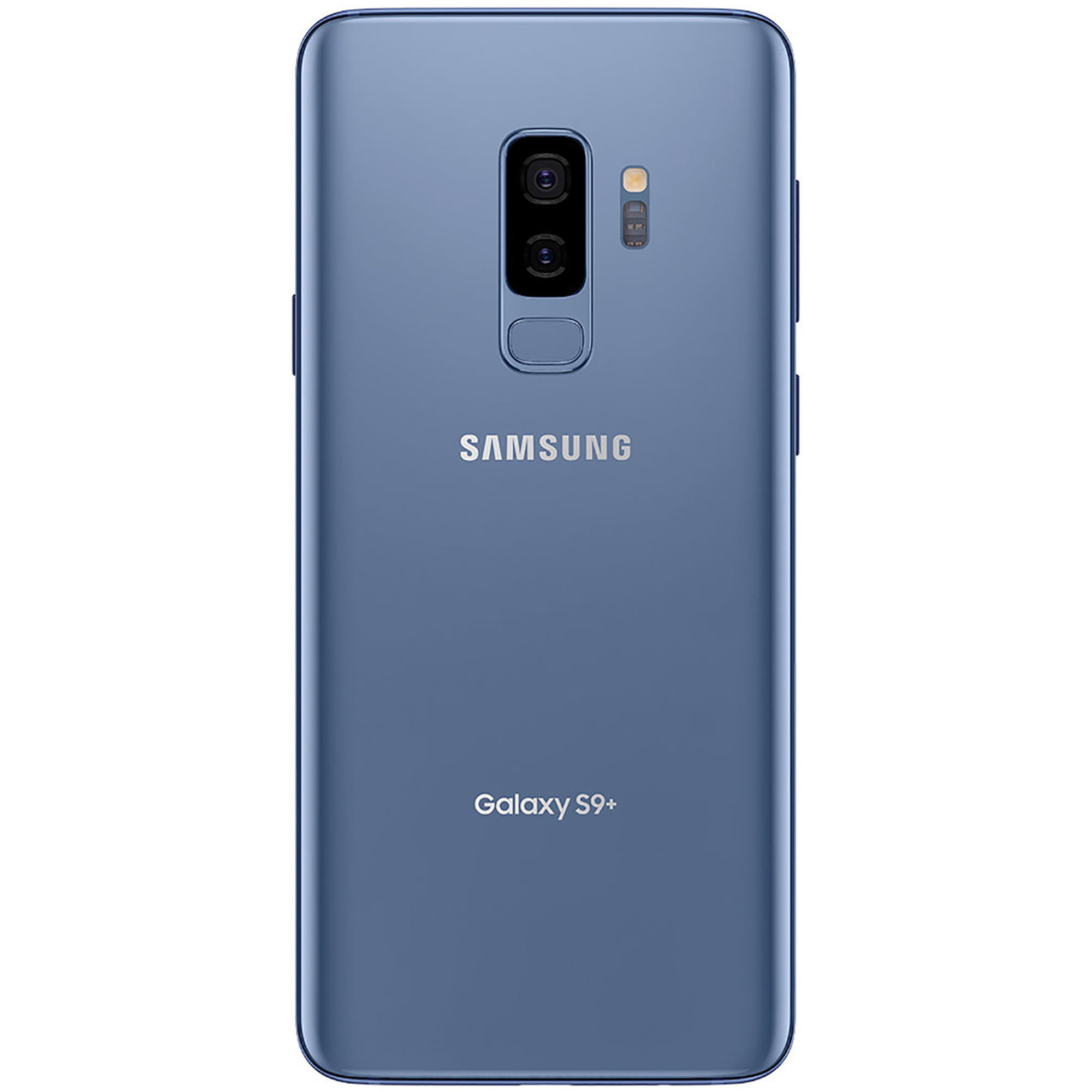 Samsung Galaxy S9+ - 4G smartphone - RAM 6 GB / Internal Memory 64 - microSD slot - OLED display - 6.2" - 2960 x 1440 pixels - 2x rear cameras 12 MP, 12 MP - front camera 8 MP - T-Mobile coral blue - Walmart.com
