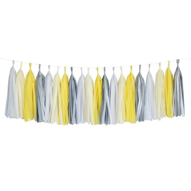 grey tassel garland