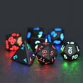 thumbnail image 2 of DND Dice 7 PCS Glowing Dice Set with Charging Box Electronic Dices Shake to Light Up Dice D&D Dice Rechargeable for Dungeon and Dragons Role Playing Game Tabletop Games, 2 of 15