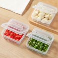 thumbnail image 4 of Cheese Slices Storage Box with Lid Space-saving Fruit Vegetable Fresh-keeping Organizer Box for Kitchen Vegetable Fruit, 4 of 4