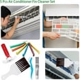 thumbnail image 3 of 5 Pcs Air Conditioner Fin Cleaner Set 3 Different AC Condenser Fin Comb Fin Straightener,2 Different Brush Condenser AC Coil Cleaner Air Refrigerator Fin Evaporator Cleaner, 3 of 5