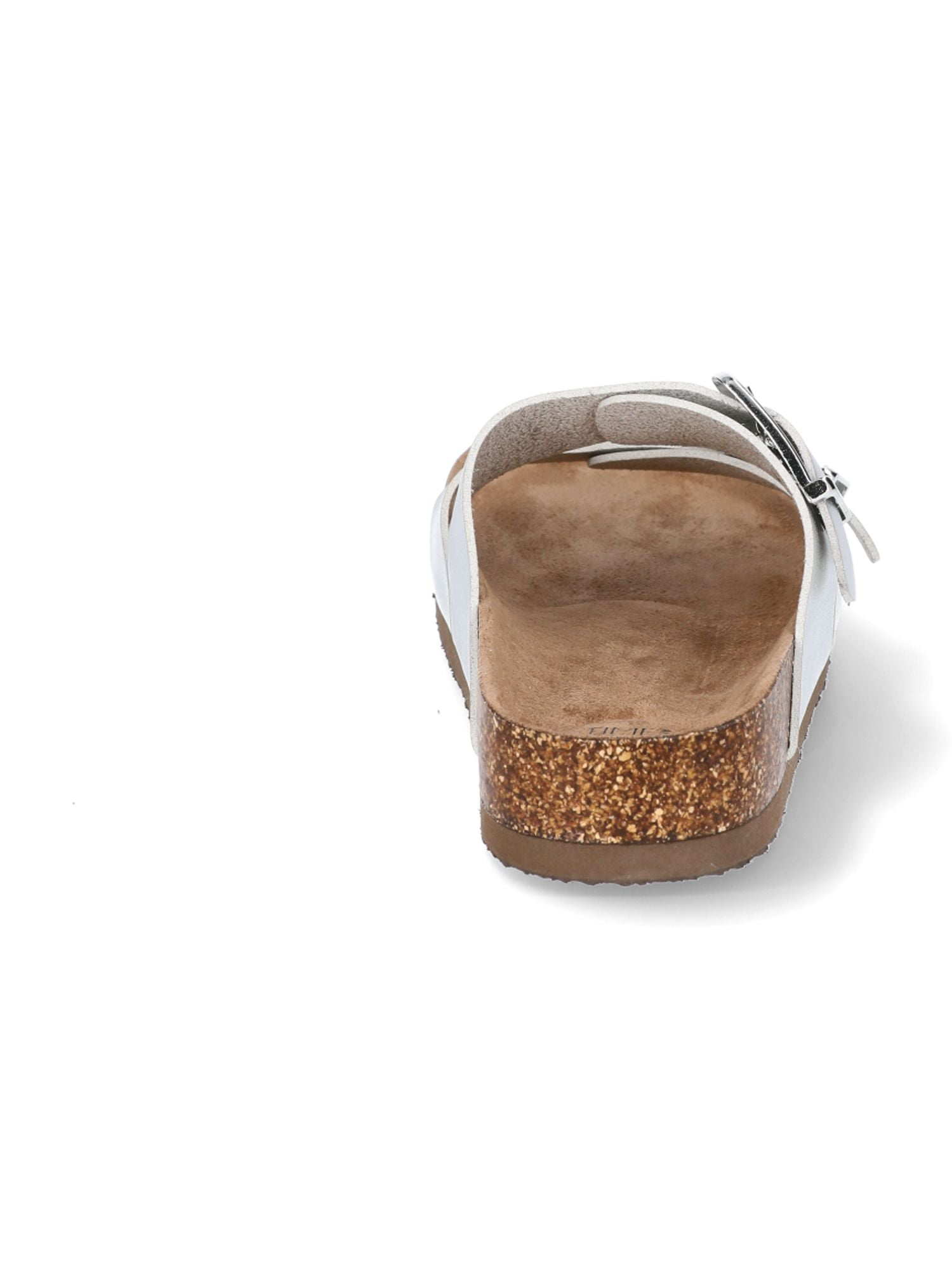Time and Tru Women's Footbed Slide Sandals, Wide Width Available