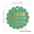 thumbnail image 6 of Inkdotpot Gold Foil Paper Hang Tags Thank You Celebrating The Bride To Be Bridal Shower Favor Tags 50 Pieces, 6 of 6