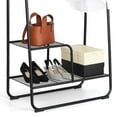 thumbnail image 6 of NEX Heavy Duty with Hanging Rod 2-Tier Shelf Garment Rack, Metal, Black, 6 of 8
