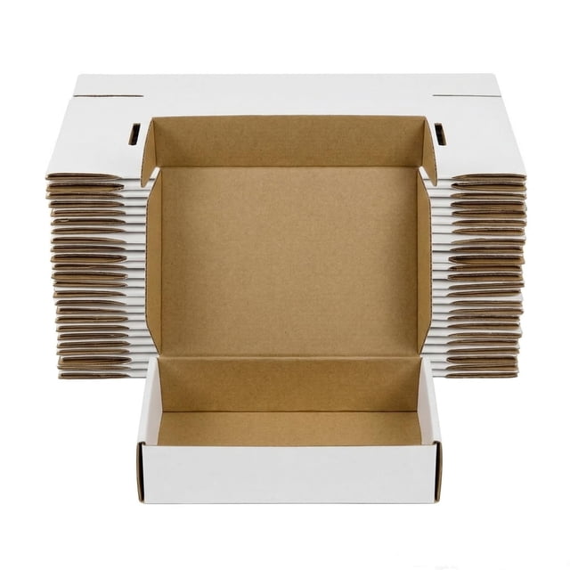 Cajas de envío ZxelupApr, 20 unidades, 30 x 23 x 10 cm, cartón blanco