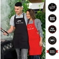 thumbnail image 5 of Dearhouse, Her Spicy and His Hot Apron Set, Couples Gift Set for Engagements, Weddings, Anniversaries and More, 2-Piece., 5 of 6