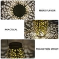thumbnail image 3 of UPOUART 1Ud Decorativa Solar Resistente Para Exterior De Hierro Color Marrón Con LED, 3 of 8