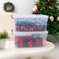 thumbnail image 2 of 22.2 Qt.  Plastic Storage Bins with Lids, 4 Pack - Stackable &  for Home Organization, 2 of 8