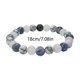 thumbnail image 4 of Calmante Pulseras para Mujeres Hombres Ansiedad Regalo para Adultos Pulsera de Piedra Natural Handamde Howlite Aguamarina Cristal Pulsera Salud Mental, 4 of 7