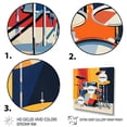 thumbnail image 3 of Designart "Groovy Drumming I" Food & Beverage Framed Wall Art - Yellow Fruits Living Room Framed Canvas Art, 3 of 6