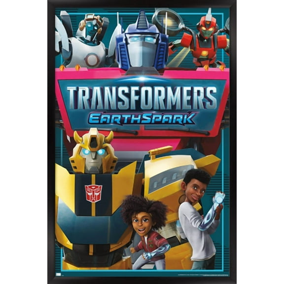 Transformers: Earthspark - Group Wall Poster, 14.725" x 22.375" Framed