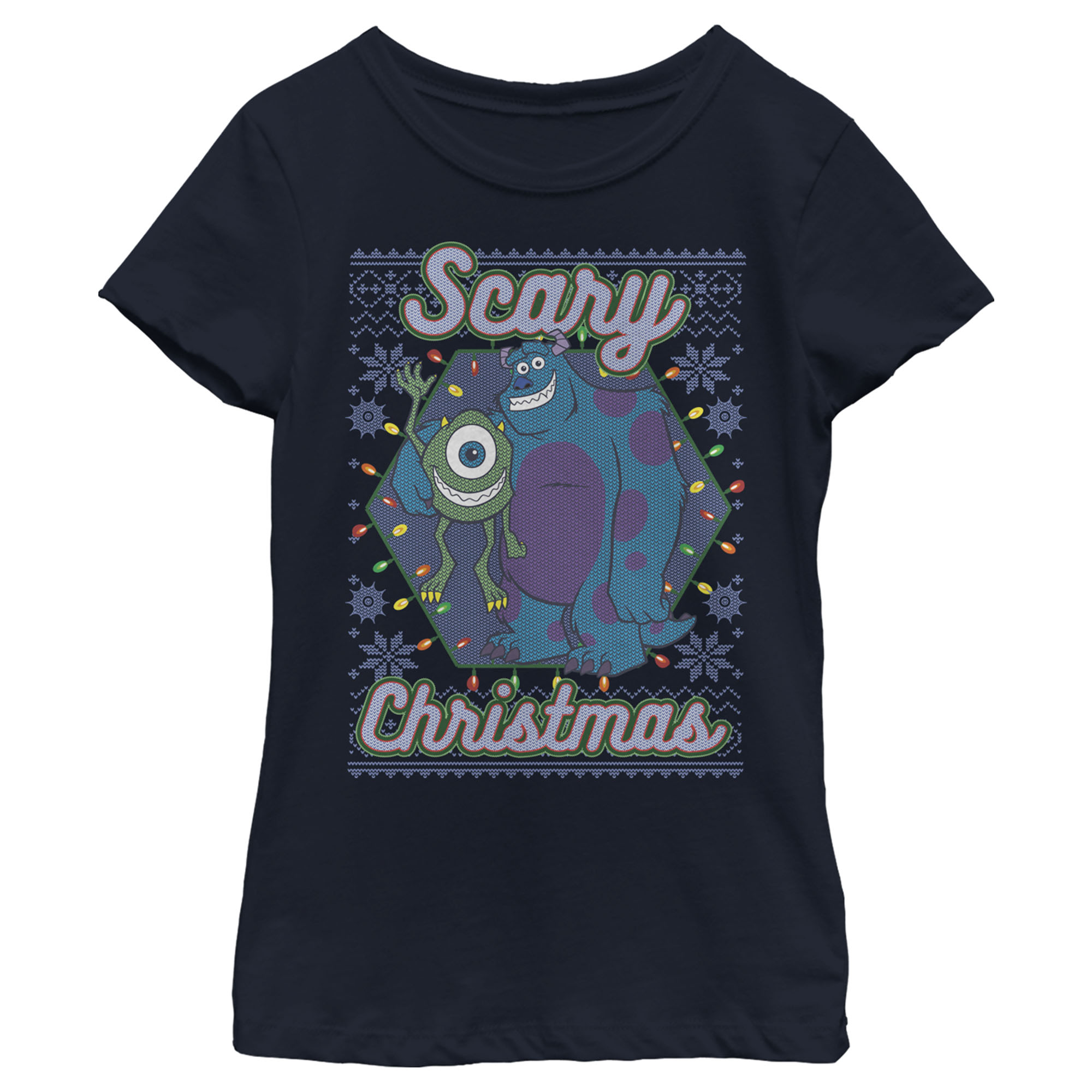 Girl's Monsters Inc Christmas Scary 