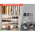 thumbnail image 2 of Organizador de zapatos Shelf MISSLO de 4 niveles, 110 x 29 x 82 cm, gris, 2 of 7