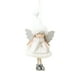 thumbnail image 2 of Decoraciones de muñecas colgantes navideñas - Muñeca Angel Girl de 7 pulgadas con alas para árbol, ventana o habitación - Adorno de tela azul, blanco o rosa, 2 of 6