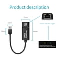 thumbnail image 4 of Mistaha Portable Network Card Converter USB3.0 to RJ45 Gigabit Network Card Adapter High-speed Transmission Wide, 4 of 8