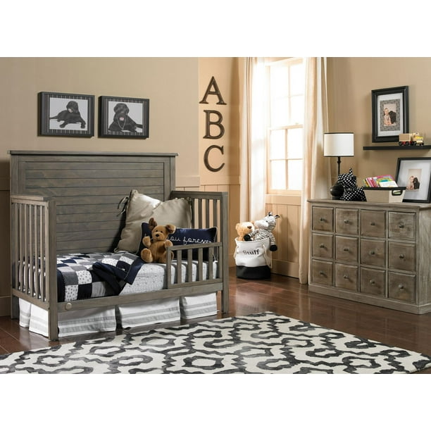 fisher price newbury dresser vintage grey Franklin 4-in-1 Convertible Crib