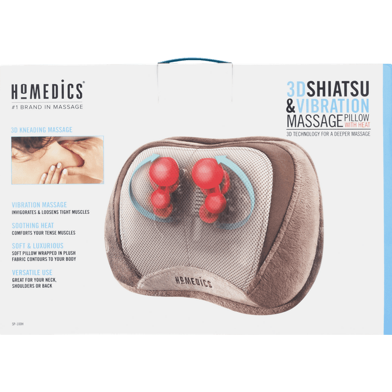 Homedics Back and Neck Massager, Portable Shiatsu All Body Massage Pillow  with Heat, Targets Upper and Lower Back, Neck and Shoulders. Lightweight  for Travel - Yahoo Shopping