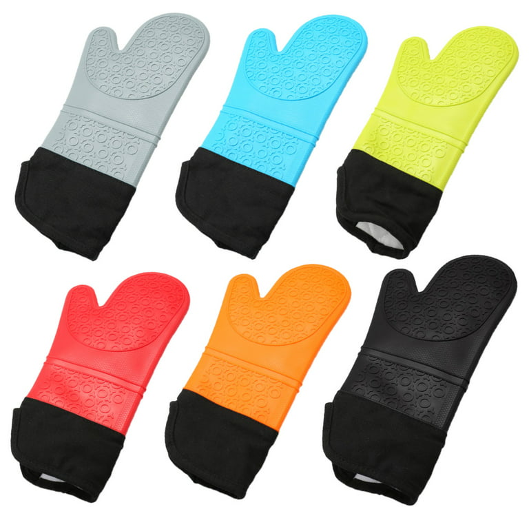 LEXON Silicone Cooking Gloves Heat Resistant Oven Mitts