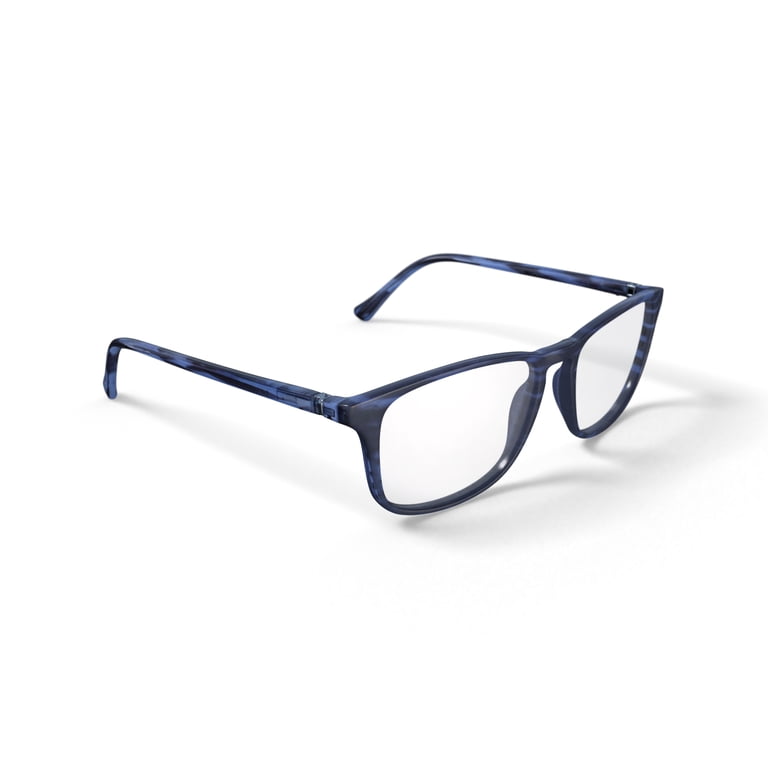 Bio Eyes Men's Crane Square Prescription Eyeglasses with Case