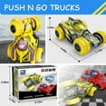thumbnail image 6 of Toys Cars for Boys Friction Powered Push 4PC for Kids Ages 3 4 5 Year Old Friction Powered Mini Push and Go Car Truck Playset, 6 of 6