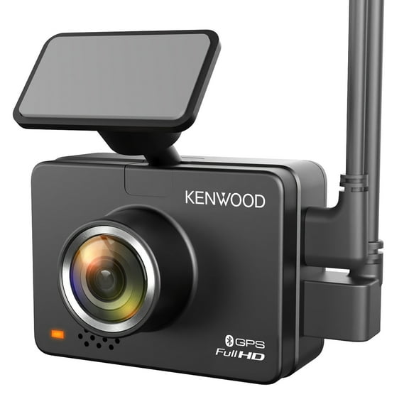 KENWOOD DRV-A310W Front 1080p Compact Dash Cam with 2-In. Display and Built-in GPS