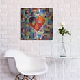 thumbnail image 7 of Luxe Metal Art 'Mosaic Heart III' by Carolee Vitaletti Metal Wall Art, 24"x24", 7 of 7