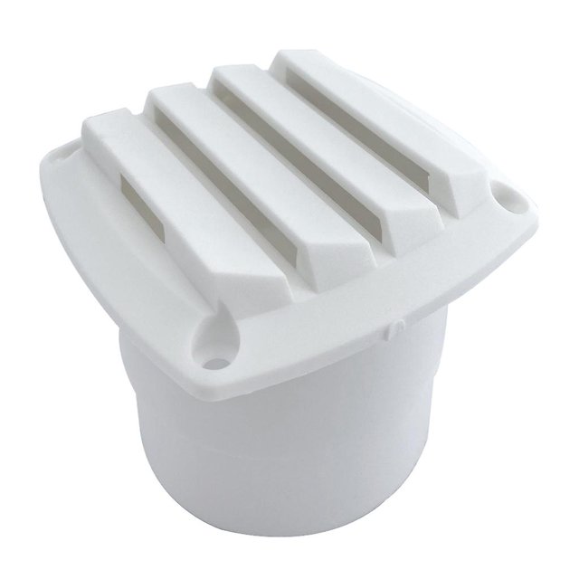 Rejilla de ventilación de plástico de 84 x 84 x 75 mm para accesorios de RV y embarcaciones marinas, color blanco