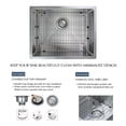 thumbnail image 6 of Transolid DUSBT241910-14 Diamond Titan 14 Gauge Stainless Steel 24-in Undermount Kitchen Sink with Taper in Stainless Steel, 6 of 12