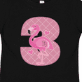 thumbnail image 4 of Inktastic 3rd Birthday Flamingo 3 Year Old Girl Girls Toddler T-Shirt, 4 of 5