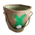 thumbnail image 3 of HILABEE Easter s Bag Easter Basket Collapsible Treats Gifts Bag Portable Tote Bag Easter Decorations Children Green, 3 of 8