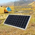 thumbnail image 3 of Solar Panel Battery , 10W Lightweight Energy Saving Solar Panel   For Fans, 3 of 8