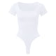 thumbnail image 5 of Body de mujer con cuello cuadrado y canalé - Ropa de yoga sin espalda, material de poliéster, diseño sexy para la playa/vacaciones, tallas S-L (detalles de busto/longitud), 5 of 5