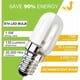 thumbnail image 2 of Bombilla LED E14 para Frigorífico, 1,5W equivalente a 15W, Blanco Cálido 3000K, Bombilla para Frigorífico, Lámpara de Sal, Máquina de Coser, No Regulable, Pack de 2, 2 of 5