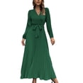 thumbnail image 3 of Vestido largo plisado en forma de A, vestido largo para mujer, ropa para mujer, vestido plisado en forma de A, optimizado para la excelencia, 3 of 6