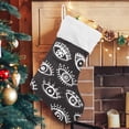thumbnail image 5 of Coolnut 17.7 Inch Christmas Stockings, 1 PCS Ethnic Tribal Eyes Presonalized Large Stocking Sock for Family Holiday Xmas Party Decorations, 5 of 7