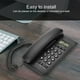Spptty Landline Phone, Home Telephone,Home Hotel Wired Desktop Wall Phone Office Landline Telephone - image 5 of 8