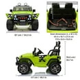 thumbnail image 2 of VOLTZ TOYS 2 Seater Ride On Car, 12V Electric Car for Kids, Electrical Jeep with 2 Seats, Full LED Lights, Parental Remote Control, MP3 Player (Green), 2 of 8