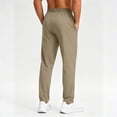 thumbnail image 6 of Mens Hiking Pants Joggers Lightweight Breathable Quick Dry Outdoor Fishing Athletic Work Pants with Zipper Pockets Khaki M, 6 of 8