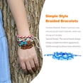 thumbnail image 3 of Sonducket 3 piezas trenzada estilo resistente al agua cera muñeca conjunto de joyas longitud dama decoración Popular encanto mano cadena playa Ropa, zapatos y accesorios Miscelánea Tipo 1 1 Sonducket AP010274-01, 3 of 6