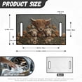 thumbnail image 7 of Whosucclay Highland Cow Family Golf Cart Seat Cover, Non-slip Golf Cart Seat Protector for 2-Seat Golf Carts Anti-Wear Golf Cart Seat Towel Blanket, 52.36"x 32.28", 7 of 7