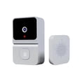 thumbnail image 2 of Timbre de puerta inteligente inalámbrico con video y control remoto, timbre visual con WIFI, visión nocturna de alta definición, audio bidireccional, timbre de puerta de seguridad con baterías de, 2 of 9