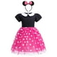 thumbnail image 1 of Vestido de disfraz Dressy Daisy para niñas pequeñas con lunares 2T-3T, 1 of 6