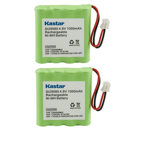 Kastar 2-Pack Battery Replacement for Summer Infant Baby Pixel 5.0 Inch Touchscreen Color Video Monitor Model 29790, Summer Infant Baby Pixel Cadet 4.3 Inch Color Video Monitor Model 36014