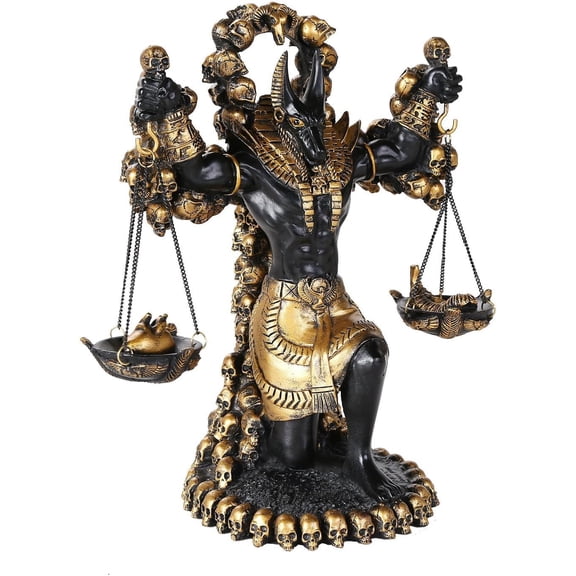 Pacific Giftware Ancient Egyptian God Anubis of Underworld Figurine Statue, 7.8 x 4.25 x 8.8 Inches